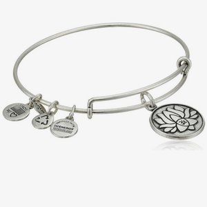 Alex and Ani Bangle Bar "Lotus Peace Petals" Bracelet